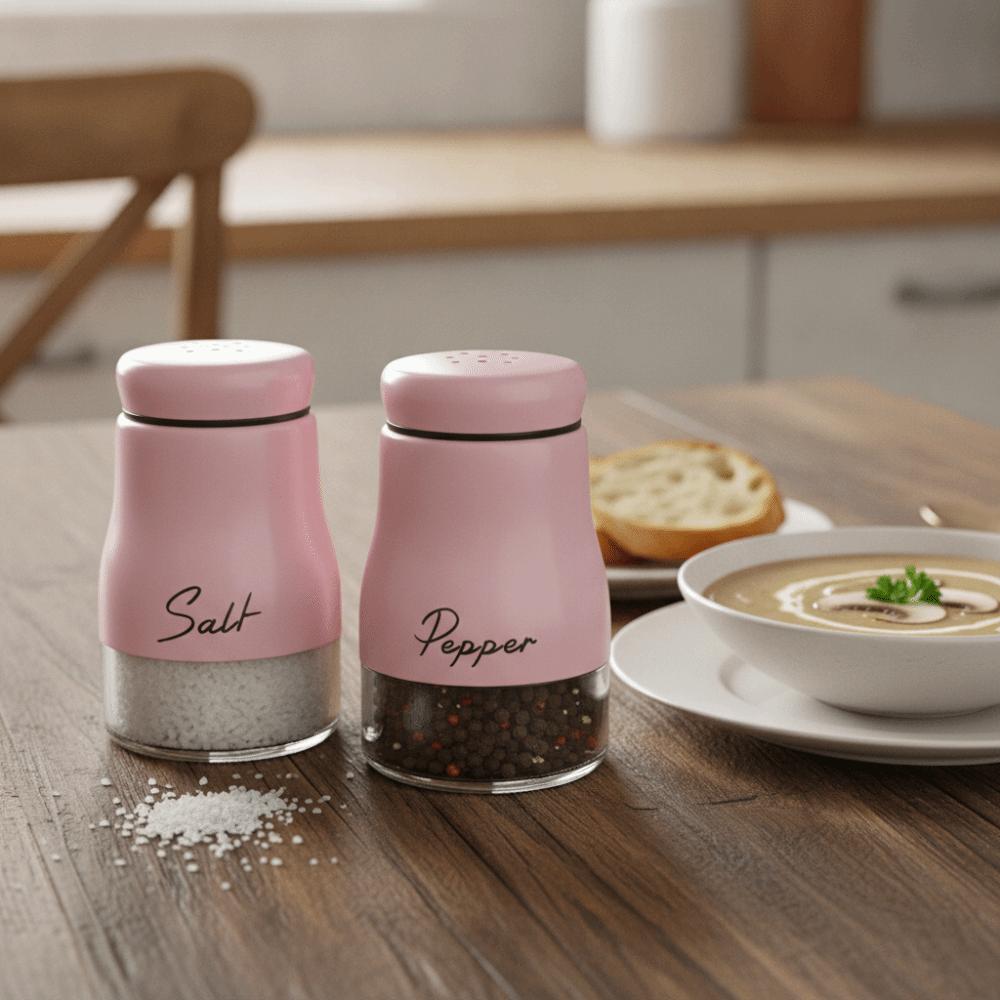 2PCS Leak-proof Salt Pepper Bottle Set Moisture-proof Seasoning Bottle BBQ Seasoning Bottle Chef