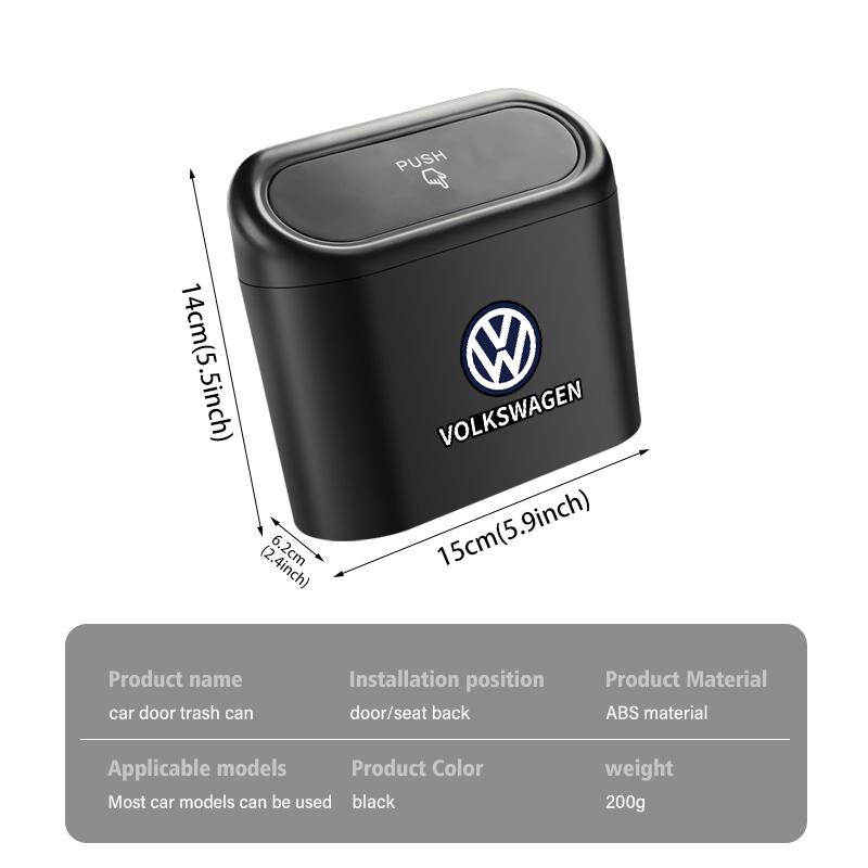 For Volkswagen VW Car Door Trash Bin Rubbish Can Garbage Container Cup Holder Polo Jetta Sagitar Magotan Passat B5 B6 B7 CC zg7