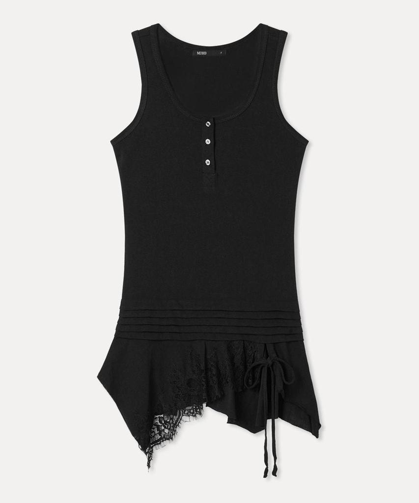 MIXXO Асимметричное многослойное платье с кружевом Re Owg58Ss_Miwowg78Ss