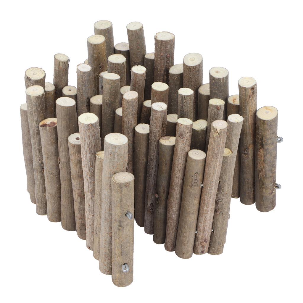 Hamster Wooden Fence Rat Ladder Bridge Toy Wood Ladder Natural Hideout for Small Animals