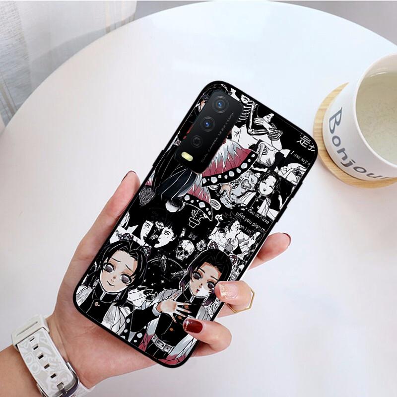 Чехол для телефона Kimetsu No Yaiba Demon Slayer аниме для VIVO Y31 Y21 Y70 Y21S Y20 Y72 1907 Y12 Y11S Y53S Y33S Y55 Y76 Y51 Y15S Y01