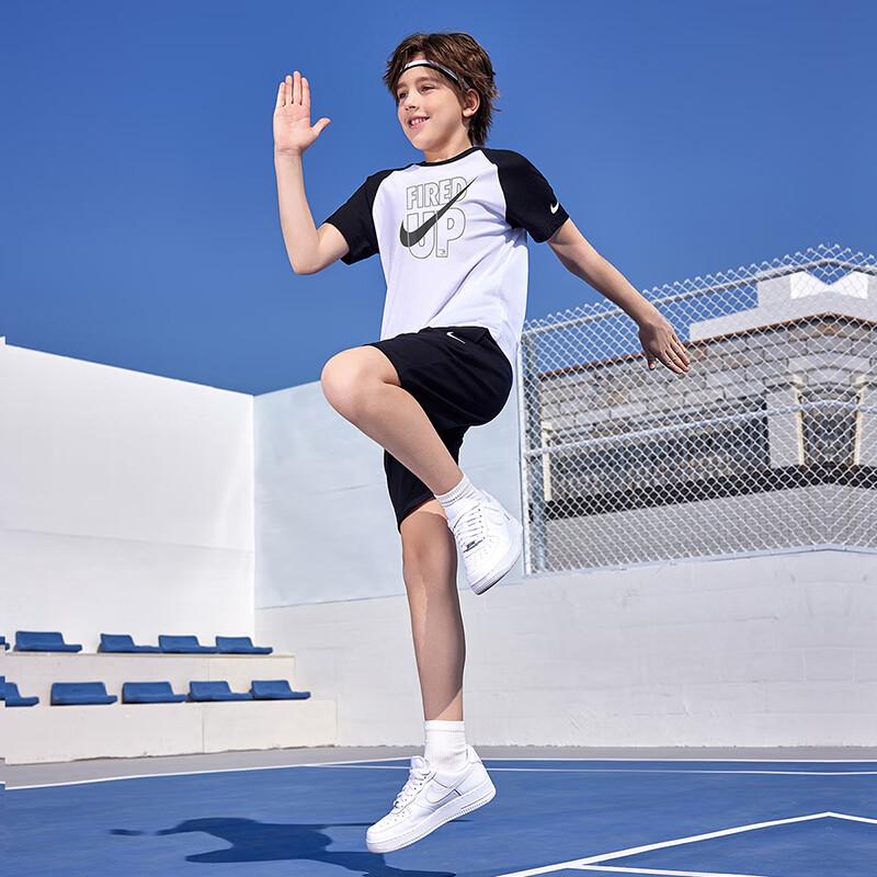 Nike Kids' Cotton Short Sleeve T-Shirt & Shorts Set