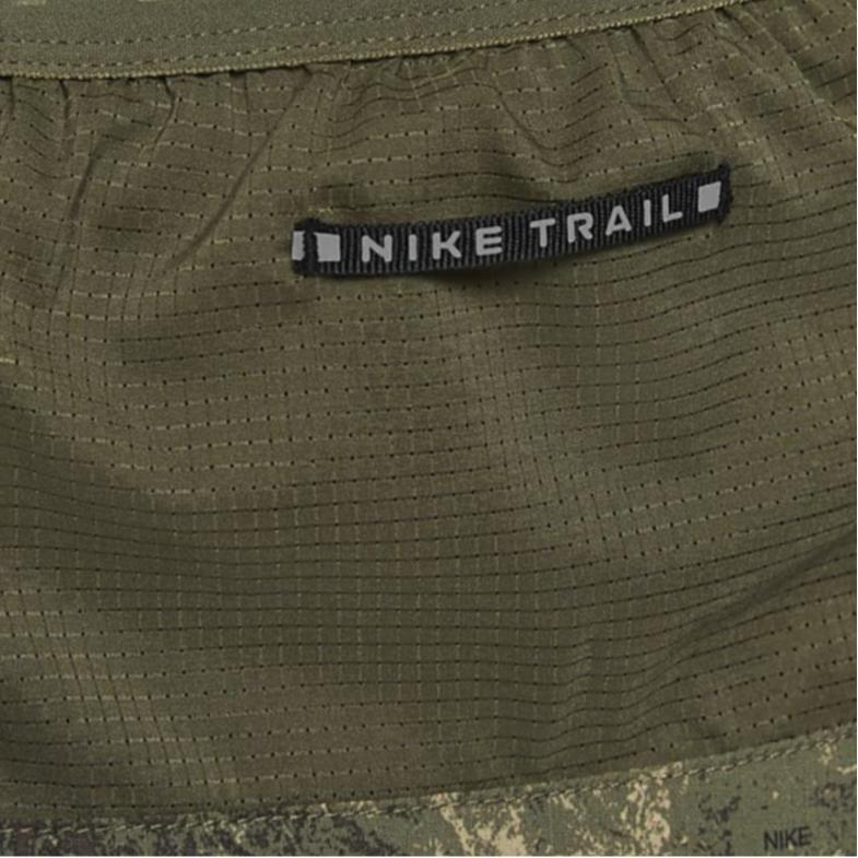 Nike Stride Casual Shorts Men's Medium Olive Green/Black FN3315-222