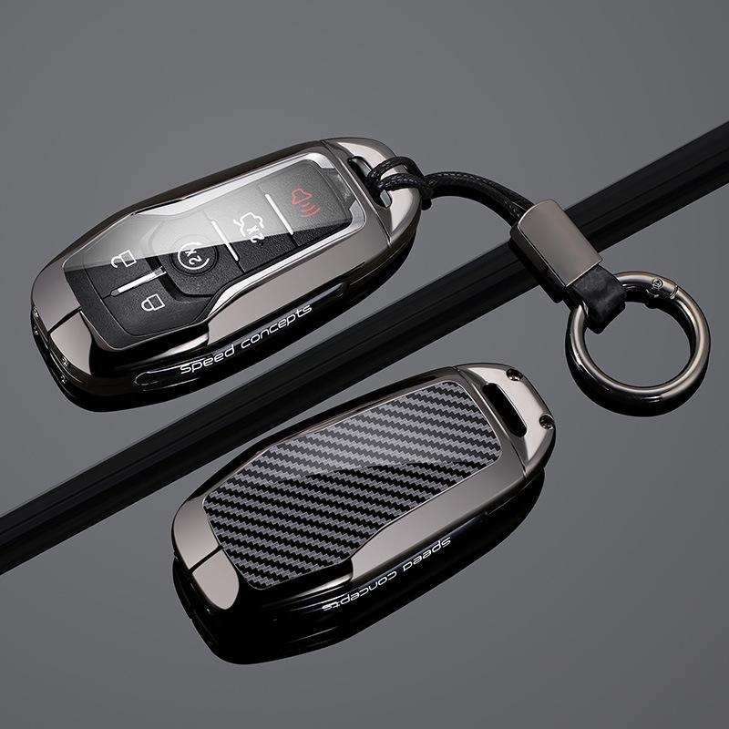 Ford Mustang, Taurus, Explorer, MKZ, Lincoln MKC, MKX Key Case: Metal Shell Key Holder