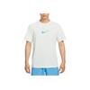 Nike Dri-Fit Hyverse Удобная Мягкая Влагоотводящая Универсальная Модная Футболка с Коротким Рукавом Мужские Топы Белый HV4882121