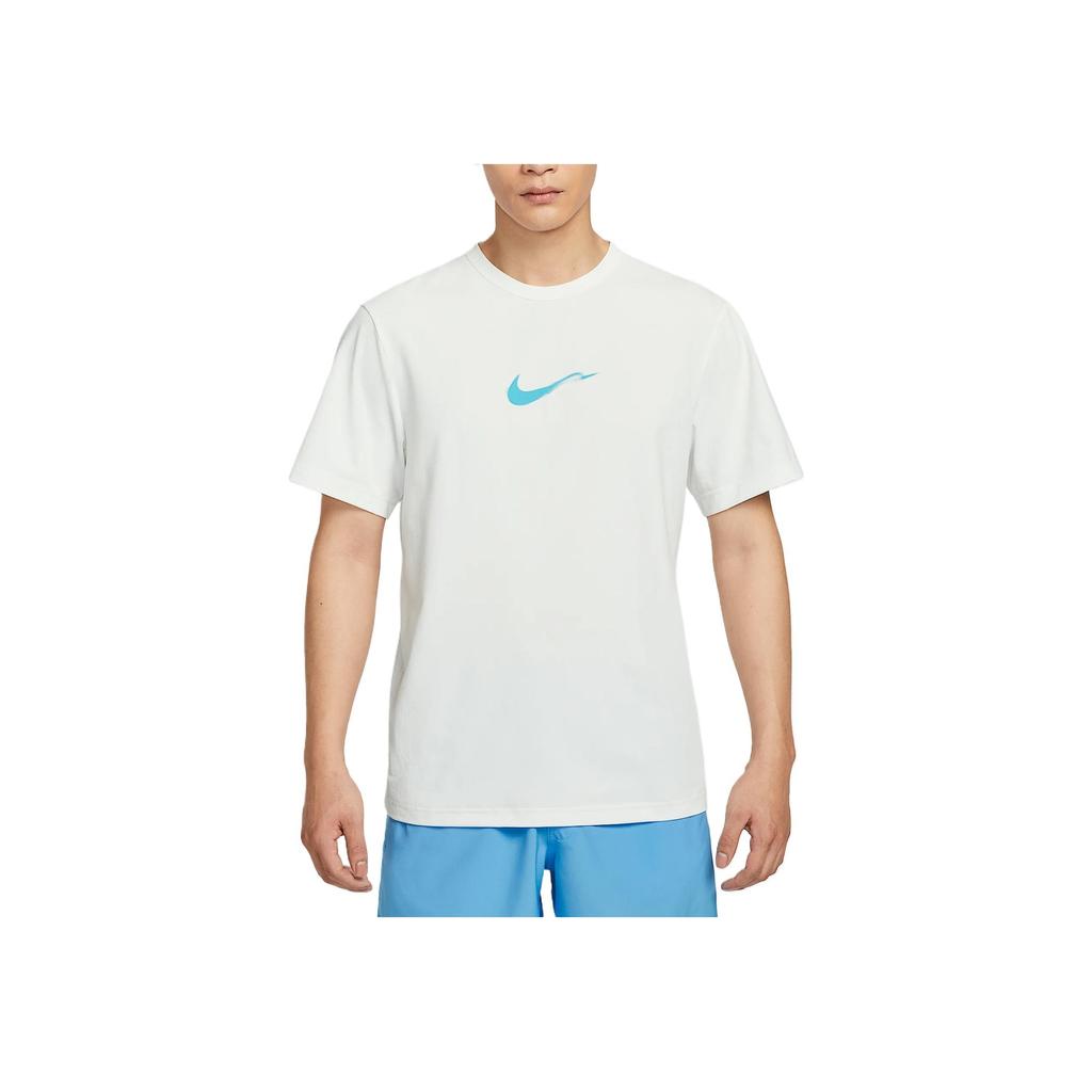 Nike Dri-Fit Hyverse Удобная Мягкая Влагоотводящая Универсальная Модная Футболка с Коротким Рукавом Мужские Топы Белый HV4882121