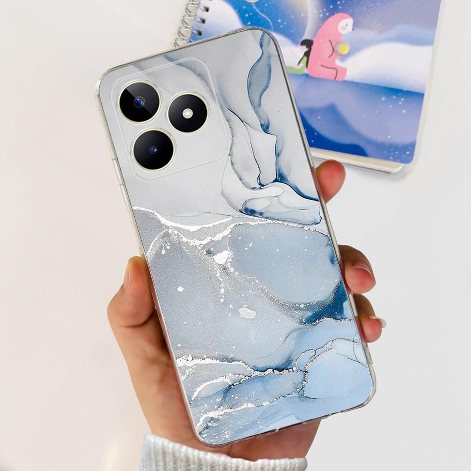 Чехол для телефона Realme Note 50 Realme Note50 4G RMX3834 2024 Модный Крутой Расписной Мягкий Силиконовый ТПУ Чехлы