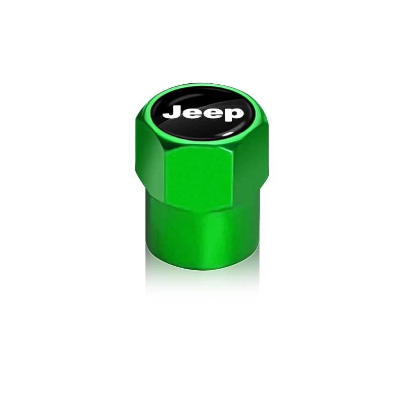 4Pcs Car Tire Valve Cover Wheel Protection Dust Caps Car Accessories For Jeep Grand Cherokee Xj Wk2 Wj Wrangler Jl Compass AKL1