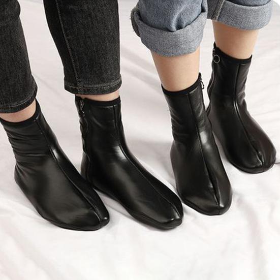 Зимние носки средней длины из искусственной кожи, сохраняющие тепло, ветрозащитные, однотонные, напольные носки, повседневные носки