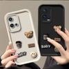 Для Vivo Y02 S1Pro Y15A Y22 2022 Y17S 4G Y17 Y20 U3 милый 3D медведь мультфильм силиконовый чехол на Vivo Y21 2021 Y27 2023 4G Y30 крышка
