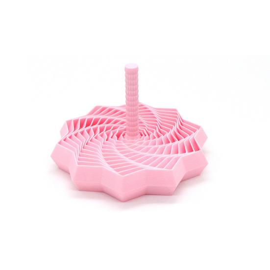 Расширяющаяся сенсорная фиджет-звезда, 3D-печатная фрактальная игрушка для снятия стресса, вращающийся спиральный дизайн, фиджет-игрушка с ручкой для снятия тревоги, улучшения концентрации