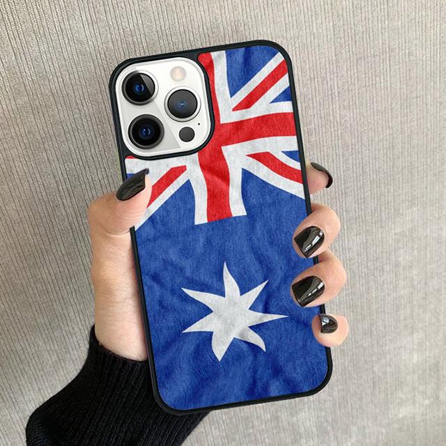 Australian Flag Phone Case For iPhone 17 Air 16 pro max 15 14 plus 12 13 Soft Bumper Shell Cover coque