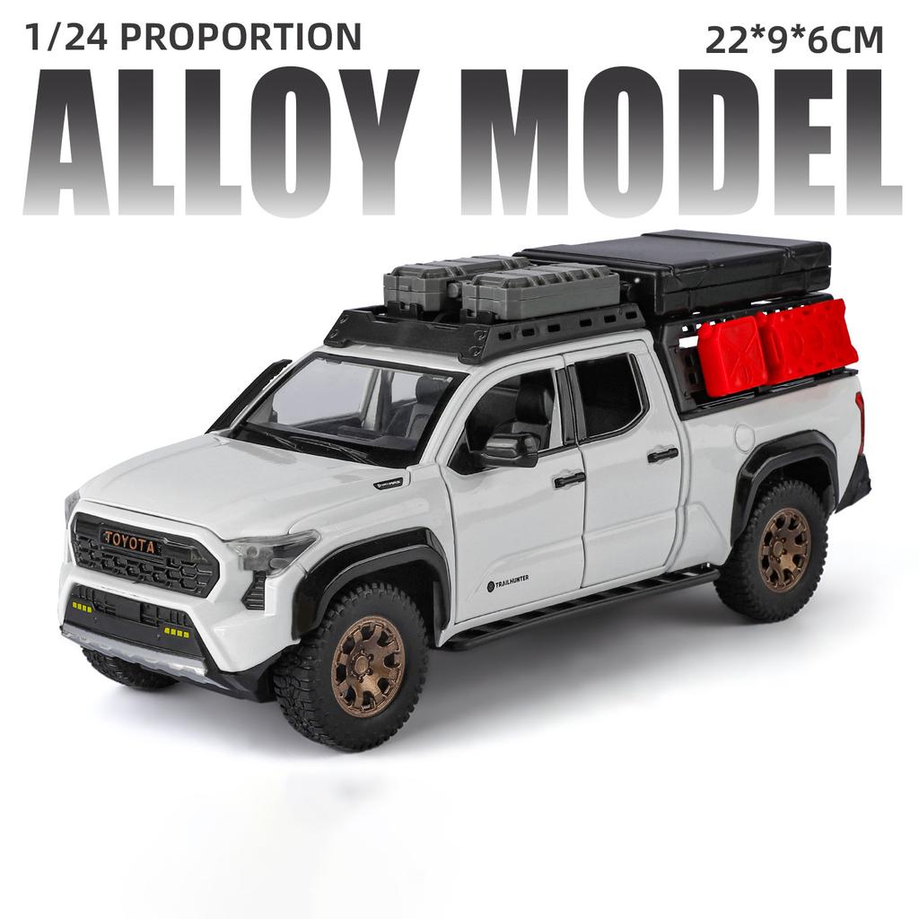 1:24 Toyota Land Cruiser LC80 FJ LC250 Tacoma Tundra Внедорожник SUV Металлический Литой Модель Автомобиля Домашние Модные Украшения Коллекция