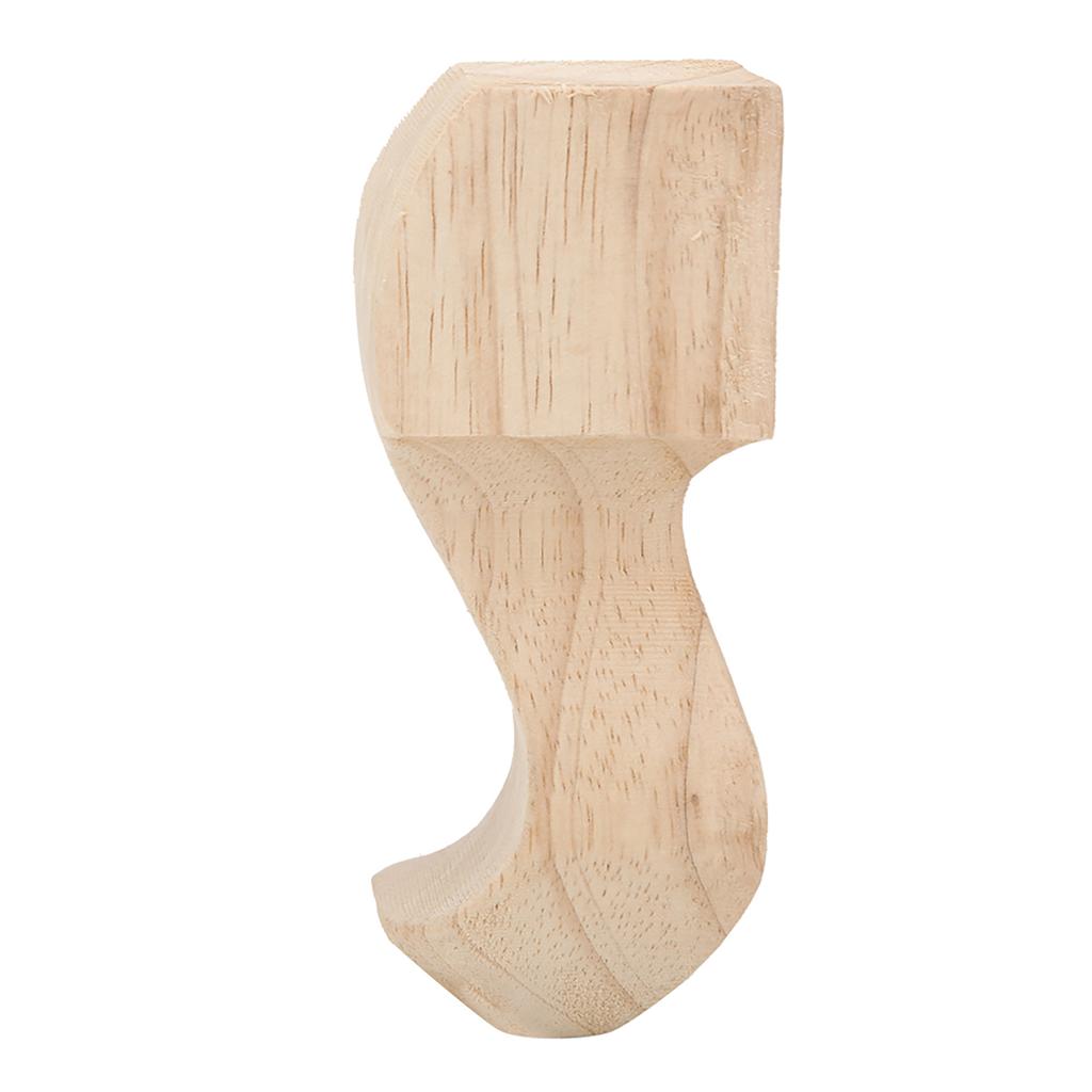 4pcs Hand Carved   Wood Furniture Legs Coffee Table TV Cabinet Sofa Foot