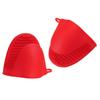 4Pcs Silicone Oven Mitts Heat Resistant Kitchen Mittens Pinch Mitts Anti-Scald Silicone Potholders Non-Slip Cooking Mitts Versatile Mini Oven Mitts