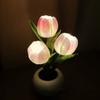 Tulip Lamp Indoor Decorative Table Lamp Led Simulation Tulip Flower Pot Lamp Ambient Night Light