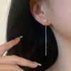 Wind Bow Earphone Women'S Simple Fashion Medium And Long Fringed Ear Chain Shows Thin Face