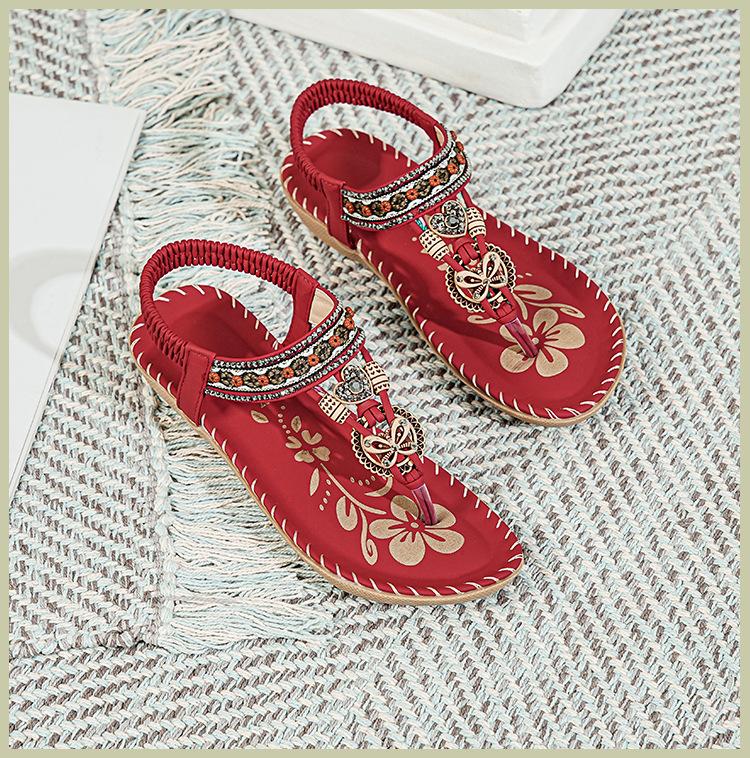 Обувь больших размеров для женщин 36-43 Летняя мода Платформа Танкетка Балетки Пляжные сандалии Повседневная Нескользящая обувь Женские сандалии