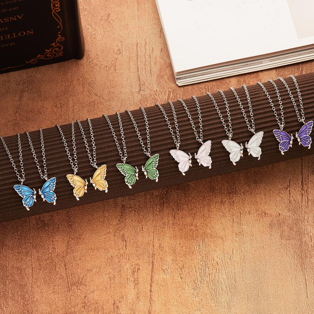 Ожерелье-бабочка женская цепочка на ключицу блестящий лучший друг подарок на день рождения ювелирный подарок