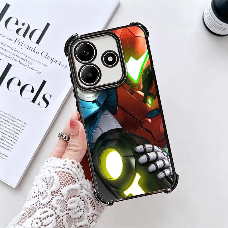 M-Metroids Soft Phone Case For Xiaomi Redmi Note 14 15 Pro Plus 13 12 11S 11T 5G 10 9S 9 Plating Anti-Fall Fundas