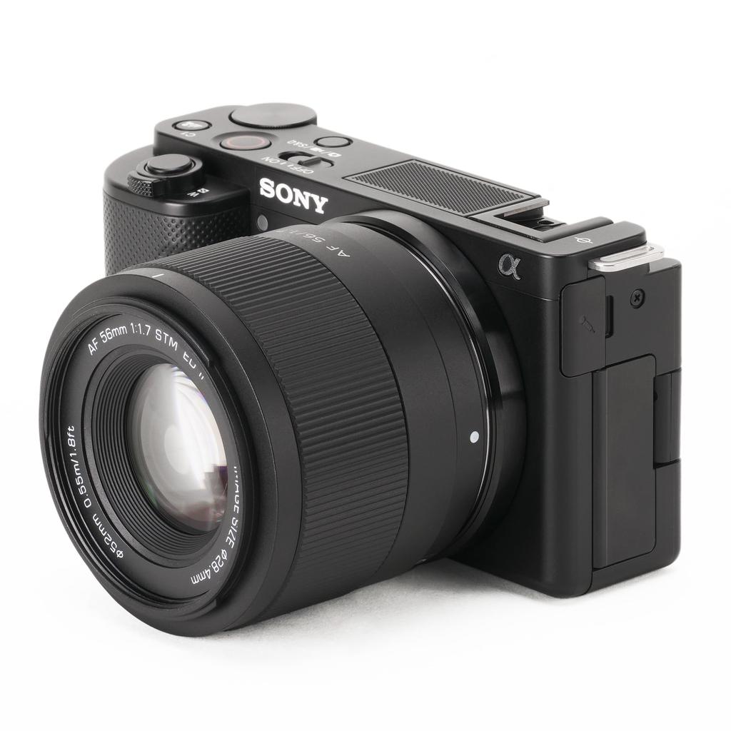 Объектив VILTROX AF 56 мм E, сменный объектив Sony E с креплением для беззеркальной камеры Sony FX30 II, совместимый с однофокусным объективом F1.7 6400 6600 6700 ZV-E10