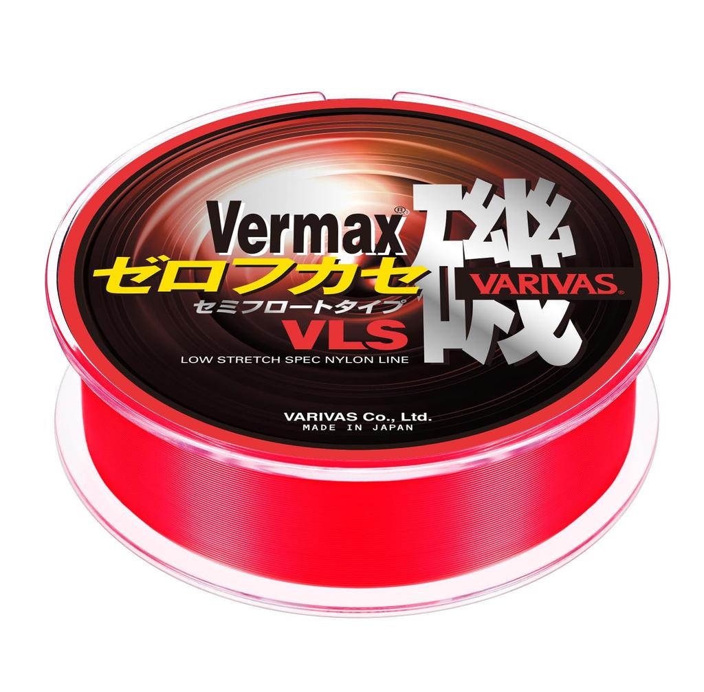 VARIVAS Barmax Iso Zero Fukase VLS Semi-Float Type Nylon Line, 150m, Devitrified Orange Red, Size 4