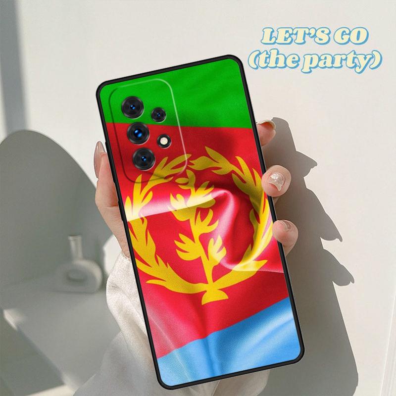 Чехол для телефона Флаг Эритреи Для Samsung Galaxy A42 A31 A40 A51 A71 A32 A80 A91 A52 A72 A73 A20e A21S A50 A70 A11 A12 Чехол