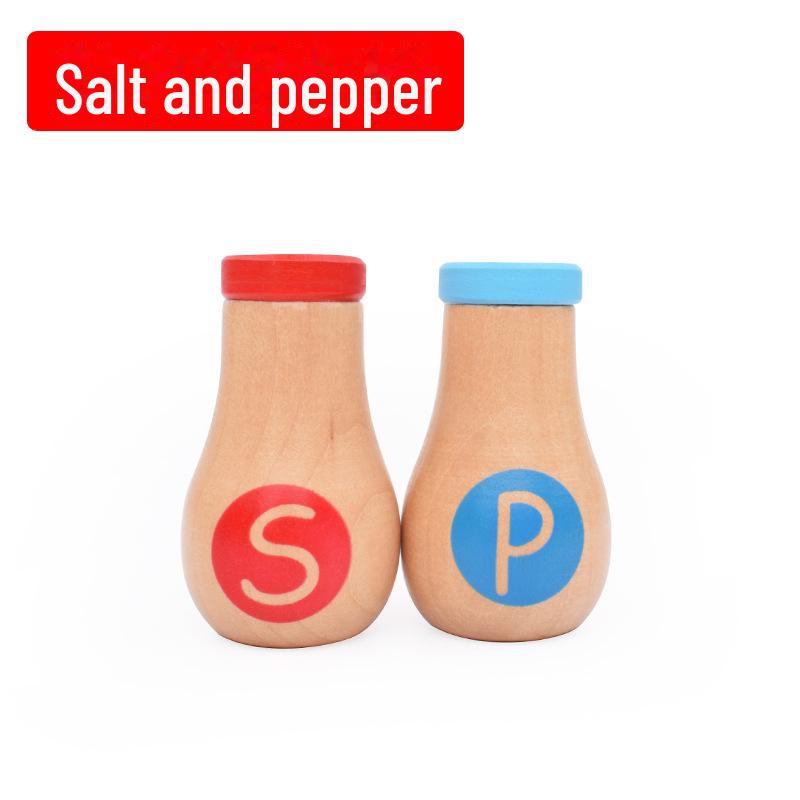 Игровой деревянный кухонный набор Yiwang включает в себя сковороду и кастрюлю для приготовления еды Qieqi Le.