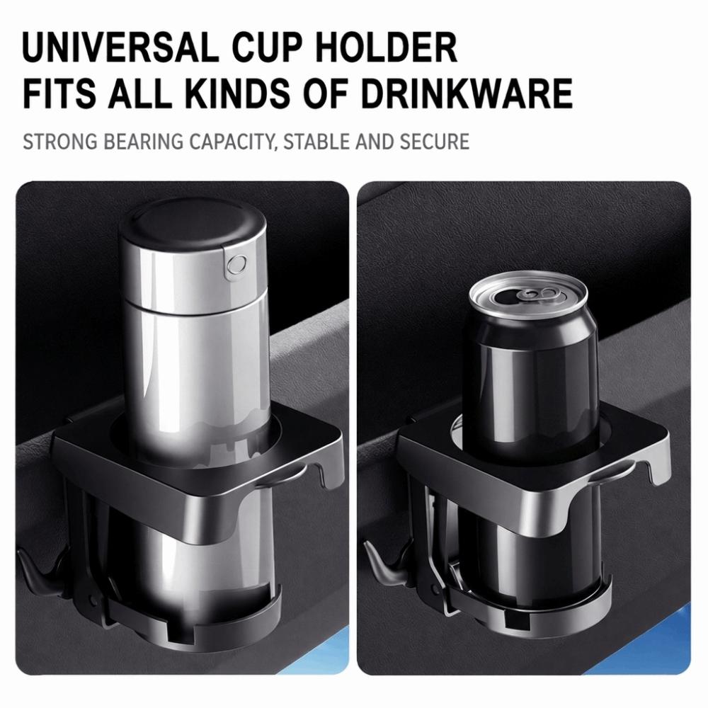 Foldable Foldable Cup Holder Anti Vibration Car Drink Holder Durable Car Storage Hook Road Trips