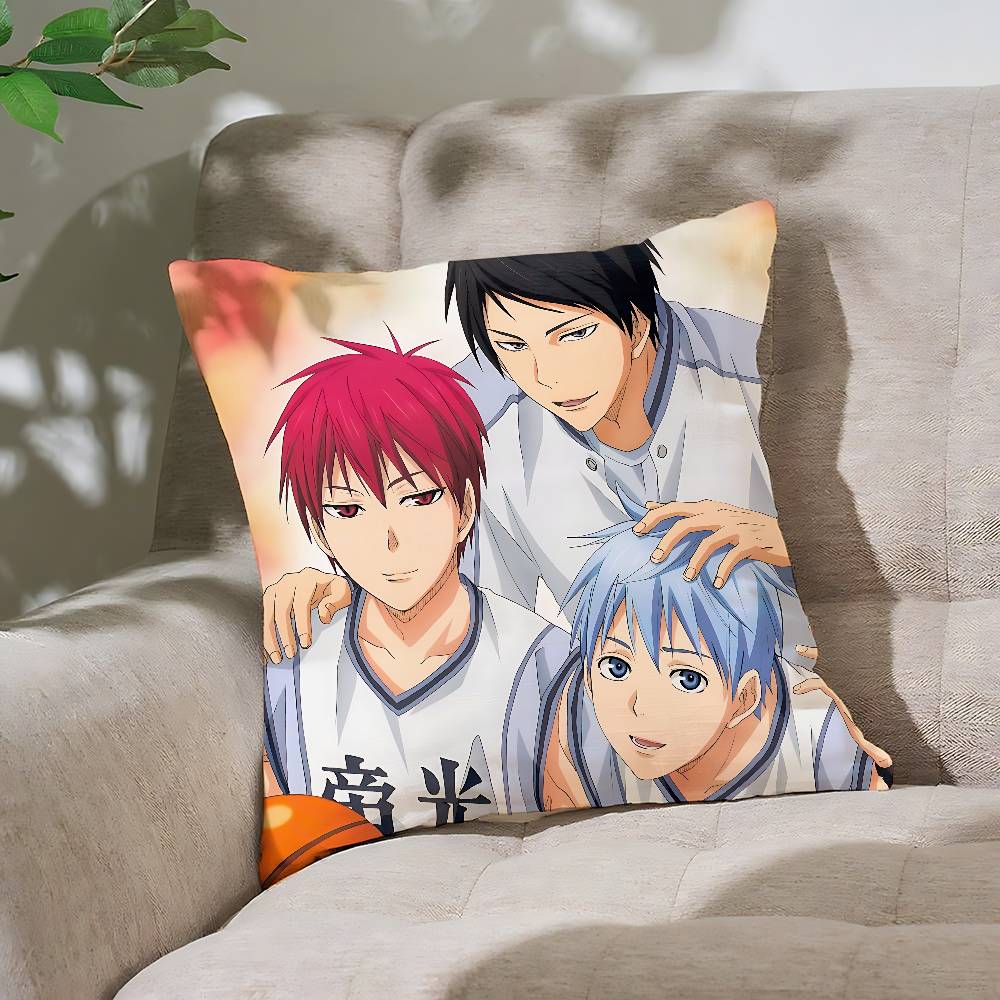 Крутая наволочка для подушки A-Kurokos Basketball, чехол для подушки, мягкая милая наволочка для диванной подушки, полиэстер с молнией