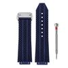 Sibehill Replacement Watch Band for Hublot, 24mm X 17mm Silicone Rubber Strap [Compatible with Classic Fusion and Hublot Big Bang]