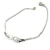 [P4347] - Steel Bracelet 'Les Ailes d'Ange' Silver - 18 Cm 33x7 Mm