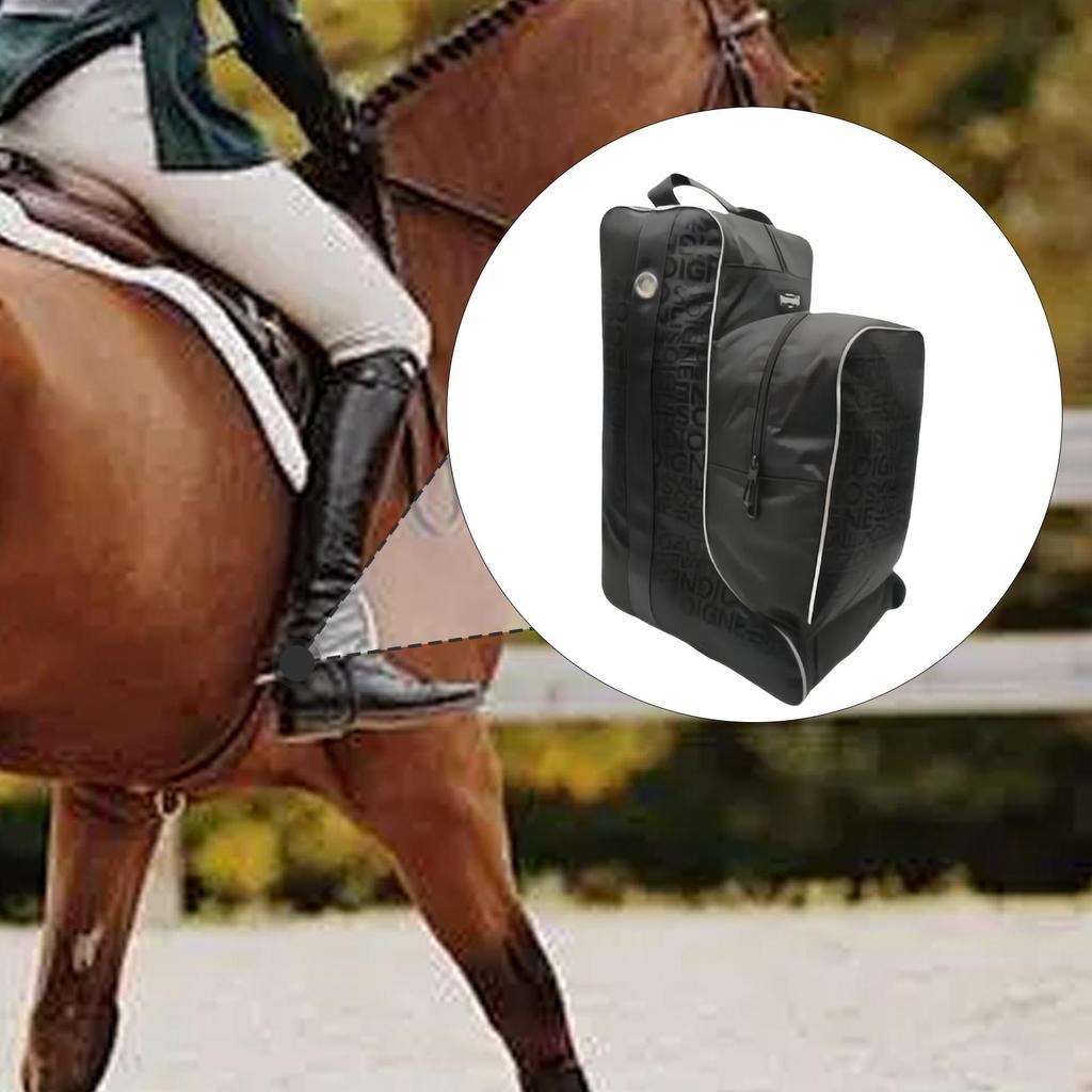 Сумка-переноска для высоких сапог для верховой езды, водонепроницаемая, из ткани Оксфорд, с ручкой, для поездок на конные мероприятия