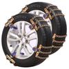 Universal Anti-Skid Car Tire Chains for Sedans & SUVs - Emergency Snow & Mud Manganese Steel Nine-Grid Design