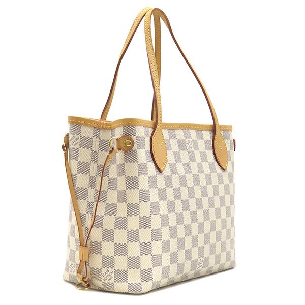 LOUIS VUITTON N51110 Damier Never full PMTote Bag Damier Azur Canvas Array