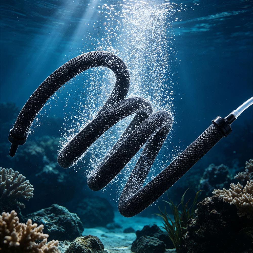 20cm-120cm Oxygen Diffuser Tubes Soft Fish Tank Air Stone Bubble Fish Tank Bubble Bar Landscaping