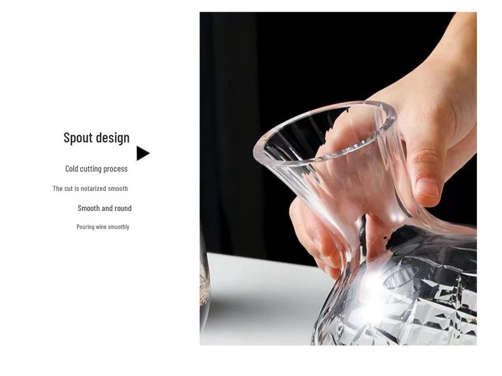 Набор хрустальных декантеров для вина: Роскошная подарочная коробка для вращающихся стаканов