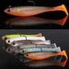 Silicone Paddle Tail Swimbait Fishing Lure, Colorful Bass Fishing Jig Heads, Trout Bait for Freshwater & Saltwater