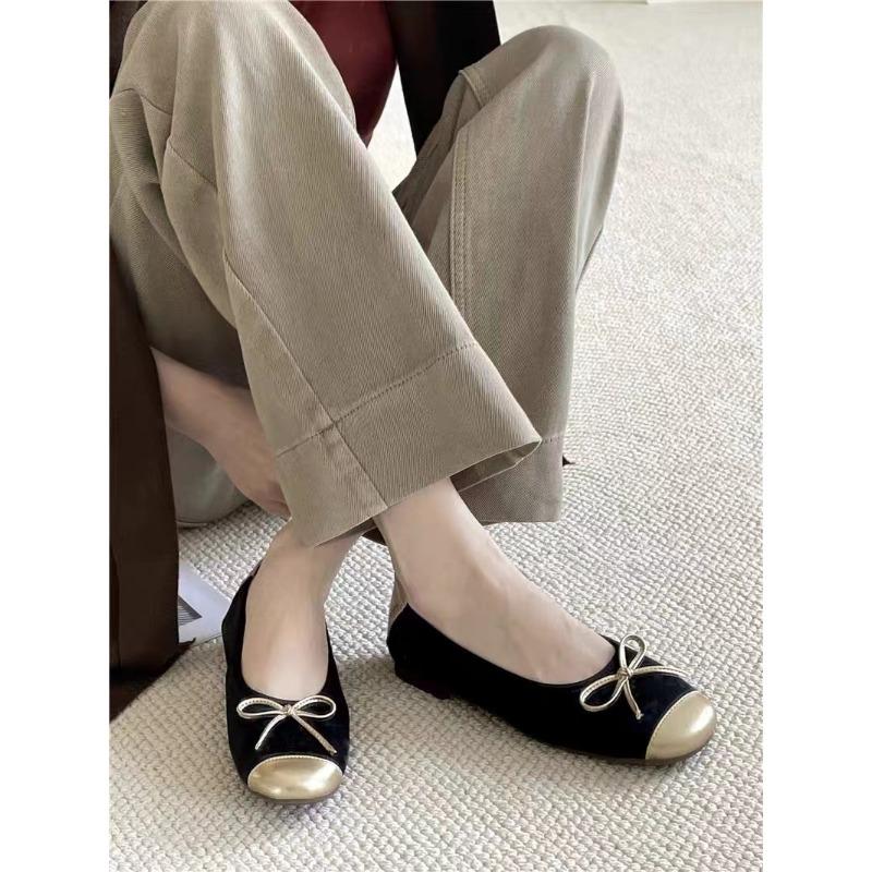Одиночные туфли Мягкая подошва Плоские балетки