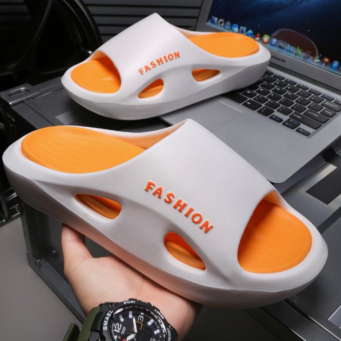 Мужская летняя верхняя одежда в тапочках 2025 Новые домашние домашние нескользящие классные тапочки на толстой подошве