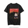 Summer Fashion Heavyweight Retro Unisexs Tshirt English Letters Solid Color Printed High Quality Casual Fitness Street Tshirt