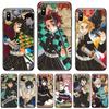 Demon Slayer Blade Comic Postcard Phone Case for iPhone 11 12 13 Pro XS MAX 8 7 Plus X SE 2020 XR
