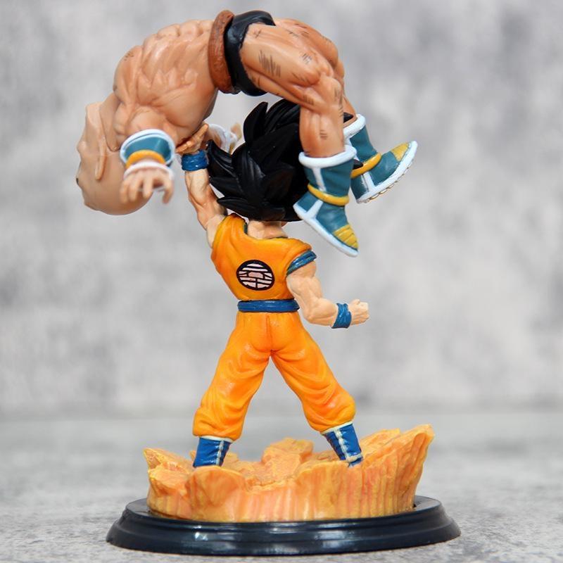 Аниме Gk Goku Lifting The Nappa Scene Коллекционные модные фигурки Классическая сцена Модель Орнамент Подарок