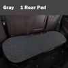 Flax Car Seat Cover Protector Linen Front Rear Back Cushion Protection Pad Mat With Storage Bag for Auto Interior Truck Suv Van