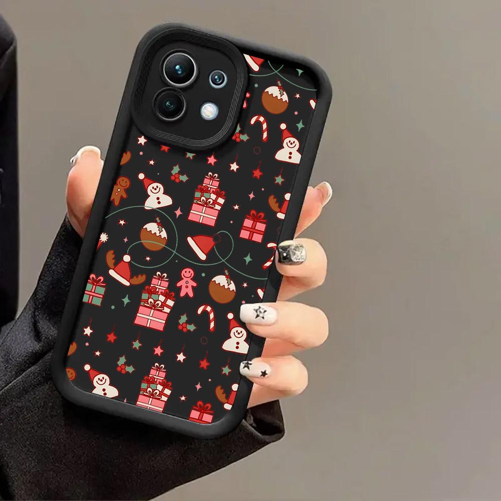 Чехол для телефона с принтом 'С Рождеством' для Xiaomi 17 Pro Max 15T 14T 13T 11Lite Poco X5 X6 X7 F5 F7 M6 M7 Pro 5G Мягкая крышка