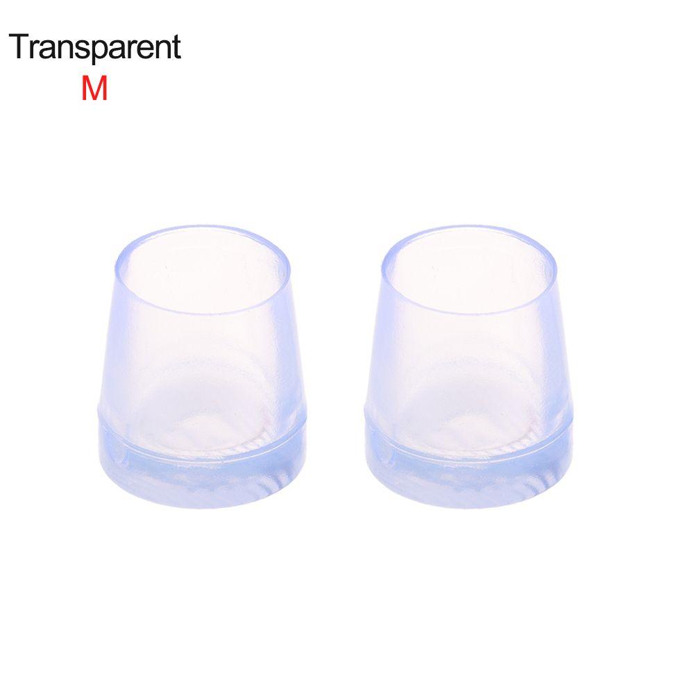 pair New Shockproof Non-slip Round Shape Heel Stoppers Silencer Heel Protector Antislip High Heeler