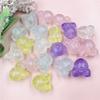 Luminescent Gifts Beads With Hole Acrylic 19.3mm*19mm 20Pcs Mouse Head DIY Beading Accessory Glitter Powder Accessories