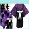 Изысканный аниме костюм для косплея Demon Slayer Kimetsu No Yaiba Kokushibou для вечеринок