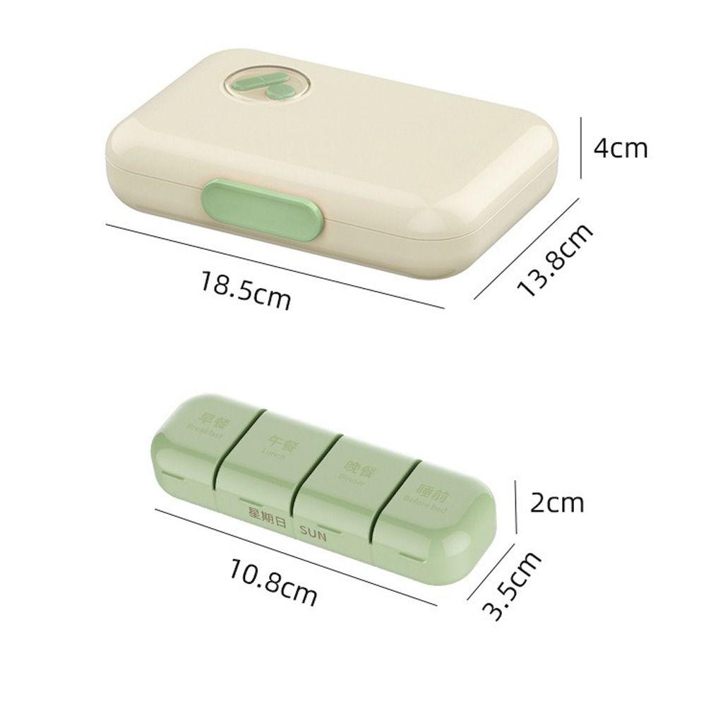 Пластиковая таблетка еженедельный органайзер для лекарств держатель модный органайзер для таблеток чехол для путешествий на открытом воздухе