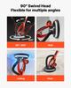 Drywall Sander, 850W Electric Drywall Sander, Popcorn Ceiling Removal Tool with 5 Variable Speed 800-1700 RPM, Double-Deck LED Light, Foldable &